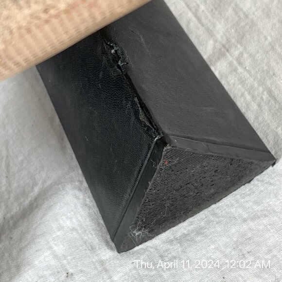 Shutz Lizah Leather Slip On Heel Mule Sandals Black Size 9.5 - Picture 10 of 12